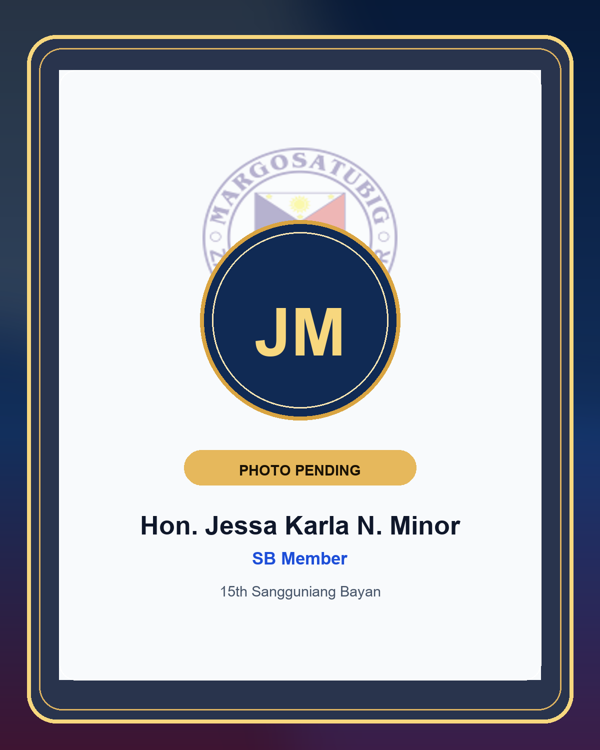 Hon. Jessa Karla N. Minor - SB Member